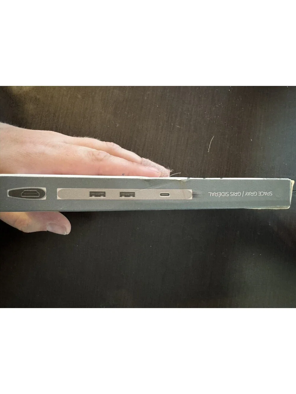 Satechi USB-C Multiport - Slim Adapter Space Grey Brand New Open Box